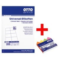 OTTO Office 800er-Pack Universal Klebeetiketten inkl. Pagemarker Pfeil 43 x 11 mm