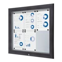 Showdown Displays Abschliebarer Schaukasten Premium 6x A4