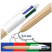 Mehrfarb-Kugelschreiber BIC Wood Style