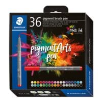 Staedtler 36er Set Fasermaler pigment brush pen 371
