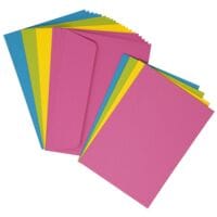 20 farbige C6 Briefumschlge mit Karten Pollen Sommer 110 x 155 mm