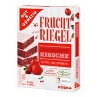 Gut und Gnstig 5er-Pack Fruchtriegel Cranberry Kirsche 150g,