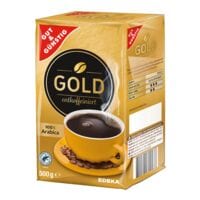 entkoffeinierter Kaffee Gut & Gnstig GOLD enkoffeiniert