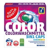 Gut und Gnstig Colorwaschmittel Color 3in1 Caps 22 WL