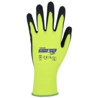 Arbeitshandschuhe ActiveGrip lite Gre L Polyester / Baumwolle / Latex gelb
