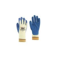TOWA Schnittschutzhandschuhe PowerGrab Katana Größe L Kevlar-Gewebe, Latex blau / creme