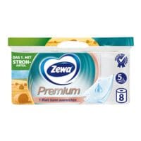 Zewa Toilettenpapier Premium 5-lagig, wei - 8 Rollen (1 Pack  8 Rollen)
