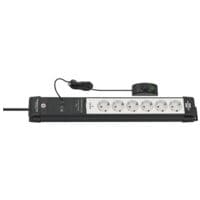 6-fach Steckdose Brennenstuhl Premium-Line Comfort Switch Plus mit Schalter schwarz/wei