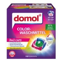 domol Colorwaschmittel 3in1 Caps 22 WL