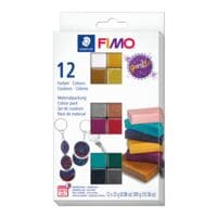 FIMO 12er-Pack Modelliermasse Effect Sparkle Colours 8013 C