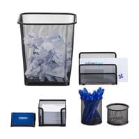 relaxdays Schreibtisch Organizer Set, 6-teilig