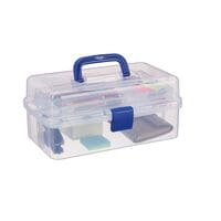 relaxdays Transparente Plastikbox