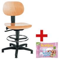 Topstar Arbeitsdrehstuhl »Tec 11 Counter« ohne Armlehnen inkl. Fruchtgummi »Yoghurt-Gums« 175 g