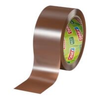 Packband tesa Eco & Ultra Strong ecoLogo® braun, 50 mm breit, 66 Meter lang - sehr leise abrollbar