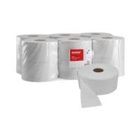 12x Katrin Toilettenpapier Grorolle Gigant S2 2-lagig, wei - 1 Pack mit 12 Jumbo-Rollen