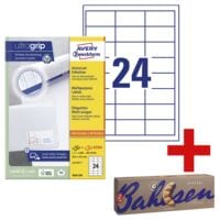 Avery Zweckform 5280er-Pack Universal Klebeetiketten mit ultragrip 3658-200 inkl. Gebck Kipferl