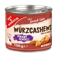 Gut und Gnstig Wrz-Cashews 150 g