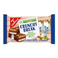 Gut und Gnstig Schokoriegel Crunchy Break 5x 40 g