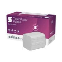 Satino Einzelblatt-Toilettenpapier Prestige 2-lagig, hochwei - 9000 Tcher