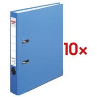 10x Ordner A4 Herlitz maX.file protect schmal, einfarbig