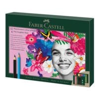Faber-Castell 40-tlg. Farbstifte-Set Polychromos & Pitt Graphite Matt