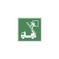 LimarLite Rettungszeichen Rettungsausstieg [E017] 15 x 15 cm Folie (0,4 mm)