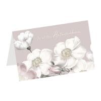 Trauerkarte LUMA KARTENEDITION In stiller Anteilnahme Blume, Sonderformat, mit Umschlag, 1 Stck