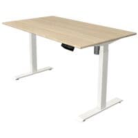 Kerkmann Schreibtisch hhenverstellbar (elektrisch) Move 1 140 cm, T-Fu wei