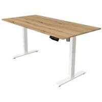 Kerkmann Schreibtisch hhenverstellbar (elektrisch) Move 1 160 cm, T-Fu wei