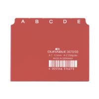 Durable Leitregister A7 (74 x 105 mm), A-Z