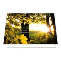 Trauerkarte LUMA KARTENEDITION In stiller Anteilnahme Wald, Sonderformat, mit Umschlag, 1 Stck