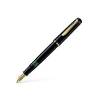 Pelikan Classic M200 Fllhalter Strichstrke B (breit) Edelstahl vergoldet