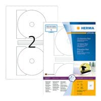 Herma 200er-Pack permanent haftende CD-Etiketten (kleine ffnung)