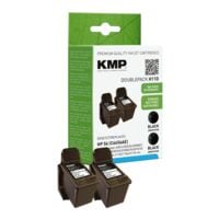 KMP 2er-Pack Tintenpatrone ersetzt HP C6656AE Nr. 56