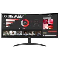 LG Ultra Wide 34WR55QC-B VA Monitor, 86,42 cm (34''), 21:9, UWQHD, 2x HDMI, DisplayPort, USB Typ C, 3,5-mm-Stecker, 2x USB