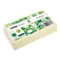 3x UPM Haftnotizen 5655-01PG-3 pergaminverpackt 12,5 x 7,5 cm, 300 Blatt gesamt, gelb