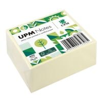 UPM Haftnotizen 5820-01PG pergaminverpackt 7,5 x 7,5 cm, 400 Blatt gesamt, gelb