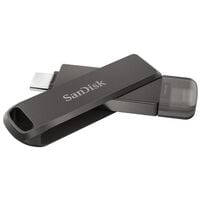 SanDisk iXpand Luxe 128 GB USB-Stick mit USB-C und Lightning-Stecker mit Passwortschutz