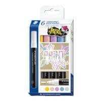 Staedtler 6er-Pack Acrylmarker Lumocolor paint marker 349