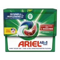 ARIEL Universalwaschmittel Pods All-in-1 Universal+ 19 WL