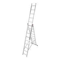 Krause Vielzweckleiter CORDA 3x 9 Sprossen treppenfhig