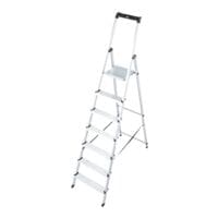 Krause Stufen-Stehleiter MONTO Solidy 7 Stufen mit Ablage