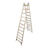 Krause Holz Doppelleiter »STABILO« 2 x 12 Sprossen