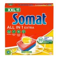 Somat Geschirrspltabs All in 1 Extra Zitrone + Limette 63 Tabs