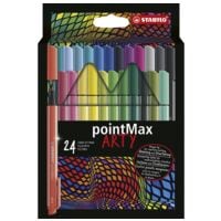 Stabilo 24er-Pack Filzstifte pointMax ARTY farbsortiert