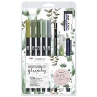 Tombow Brush-Pen-Set Greenery