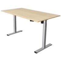 Kerkmann Hhenverstellbarer Steh-Sitz-Tisch (elektrisch) Move 1 Base 150 cm, T-Fu silberfarben