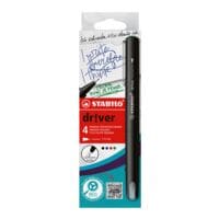 4x STABILO Fineliner dr!ver 0,4mm (F)