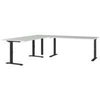 Germania Eckschreibtisch hhenverstellbar (mechanisch) Agenda 240 cm, C-Fu