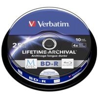 Verbatim 10er-Pack Blu-ray Rohlinge BD-R 25 GB bedruckbar
